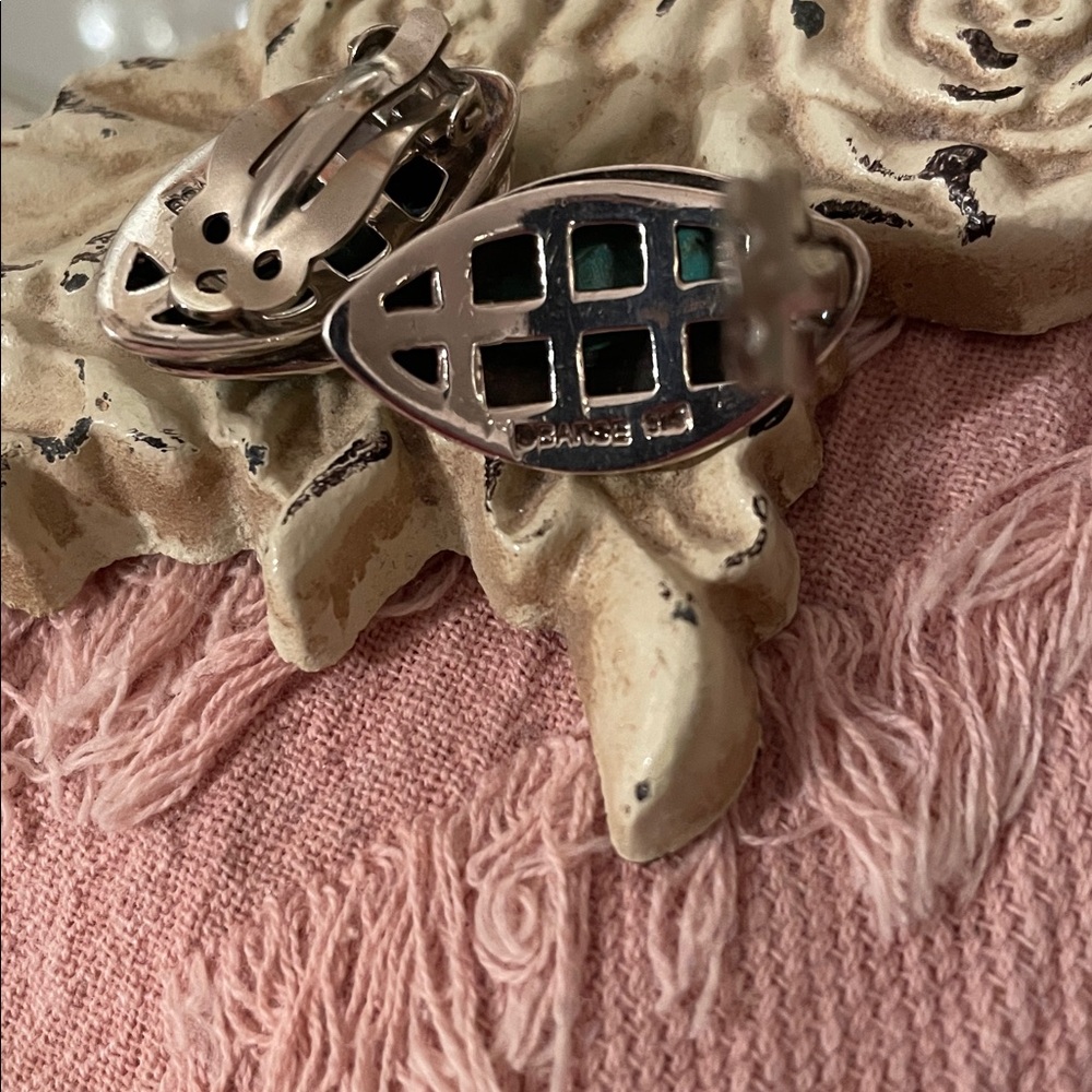 Barse Gorgeous Turquoise Statement Sterling Earri… - image 4